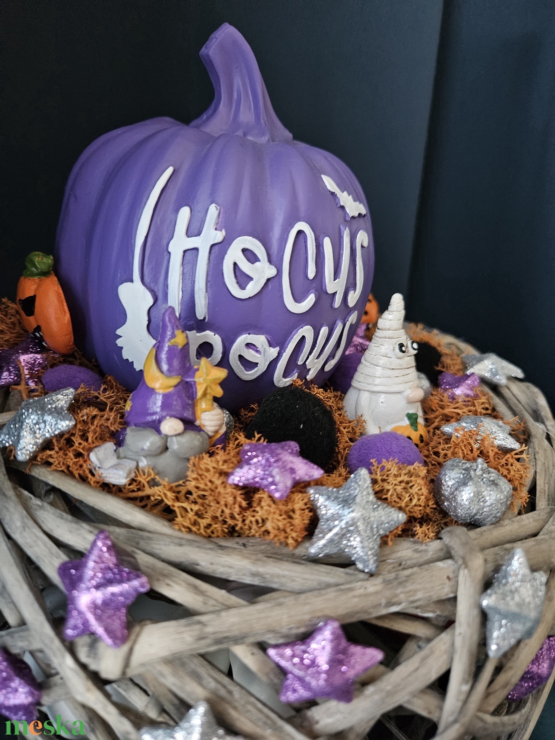 Hókusz-pókusz halloweeni varázslók asztaldísz ����� - otthon & életmód - dekoráció - halloween - halloweeni asztaldísz - Meska.hu