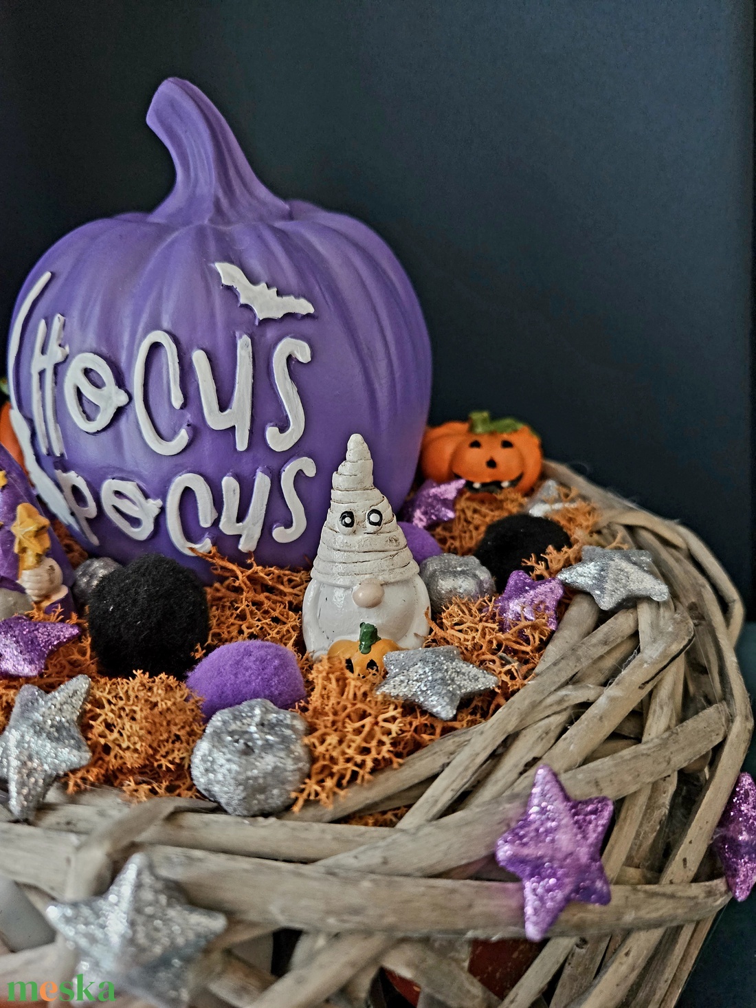 Hókusz-pókusz halloweeni varázslók asztaldísz ����� - otthon & életmód - dekoráció - halloween - halloweeni asztaldísz - Meska.hu
