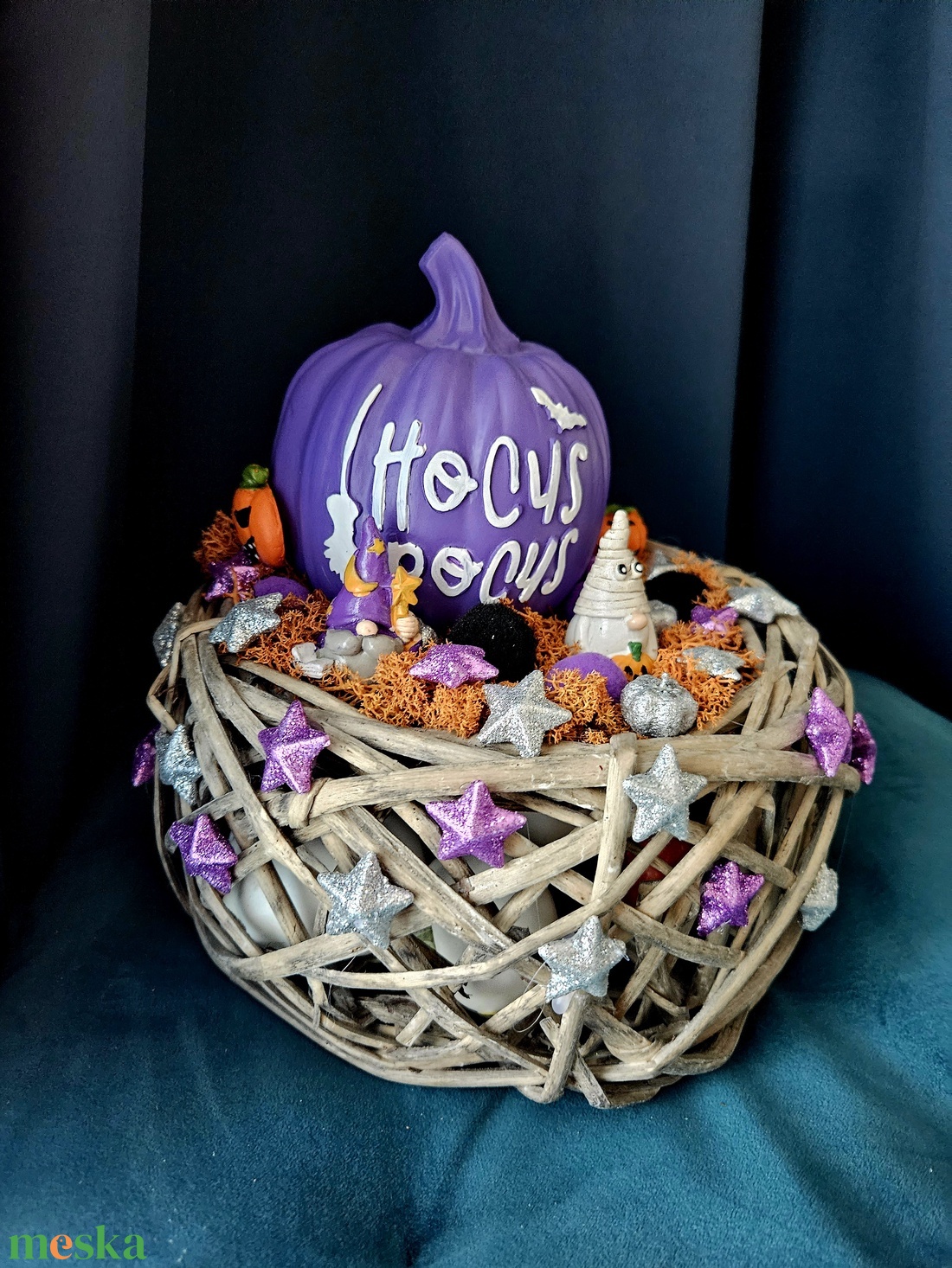 Hókusz-pókusz halloweeni varázslók asztaldísz ����� - otthon & életmód - dekoráció - halloween - halloweeni asztaldísz - Meska.hu