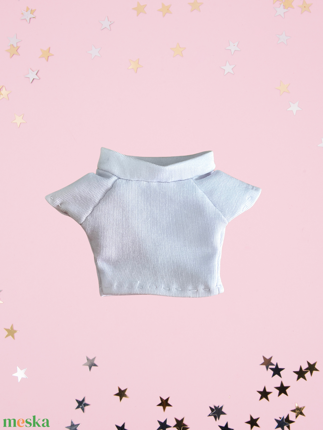 Barbie ruha, Fehér póló - játék & sport - baba & babaház - barbie ruhák - Meska.hu