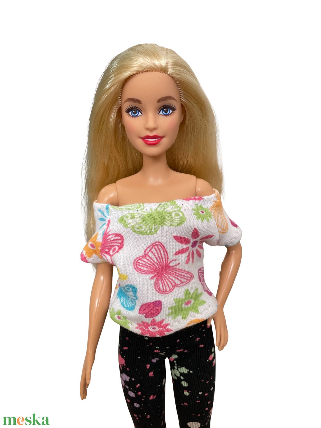 Barbie ruha, Mintás póló - játék & sport - baba & babaház - barbie ruhák - Meska.hu