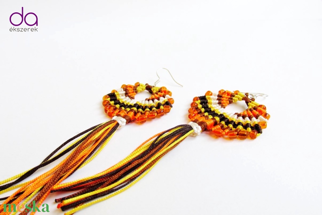 Maracas fülbevaló (Narancssárga) - ékszer - fülbevaló - rojtos fülbevaló - Meska.hu Maracas fülbevaló (Narancssárga) - ékszer - fülbevaló - rojtos fülbevaló - Meska.hu