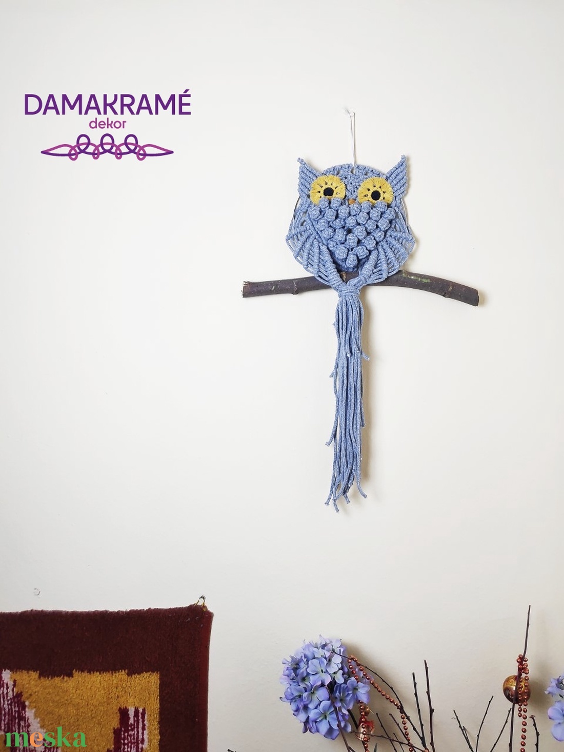 Makramé bagoly falidísz szürke - otthon & életmód - dekoráció - fali és függő dekoráció - falra akasztható dekor - Meska.hu Makramé bagoly falidísz szürke - otthon & életmód - dekoráció - fali és függő dekoráció - falra akasztható dekor - Meska.hu