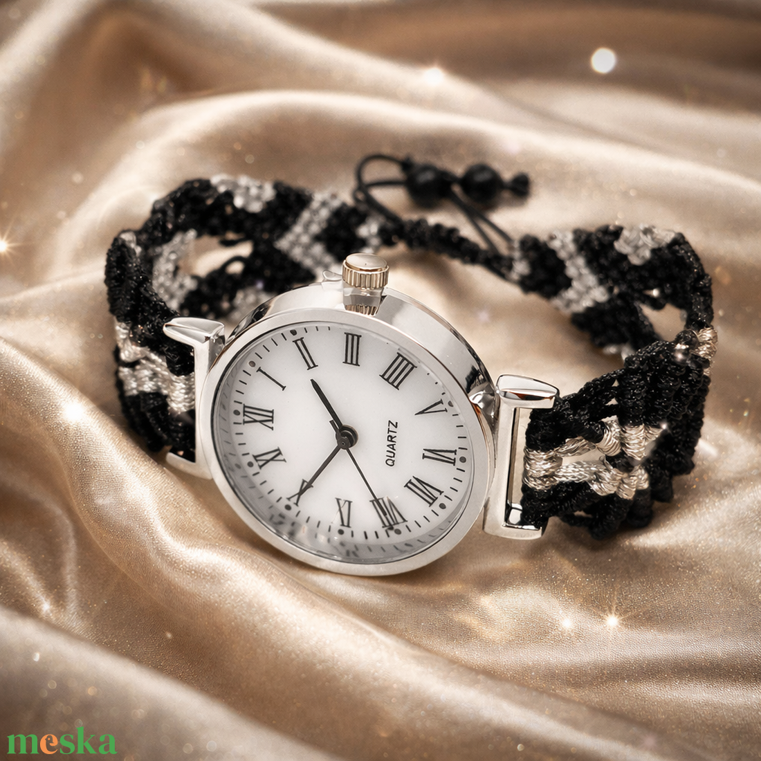 �Mosaic makramé karóra - ékszer - karóra és ékszeróra - karóra - Meska.hu