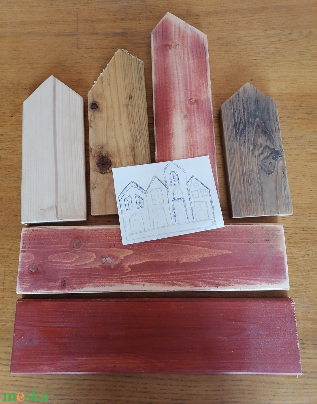 Adventi házikók - karácsony - adventi díszek - adventi gyertyadíszek és koszorúdíszek - Meska.hu