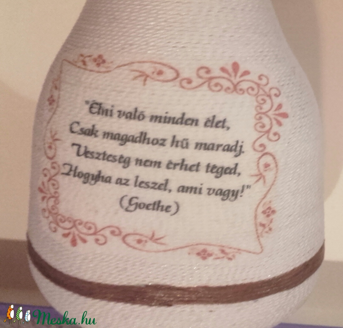 Ballagásra zsinórozott üveg - - Meska.hu Ballagásra zsinórozott üveg - - Meska.hu