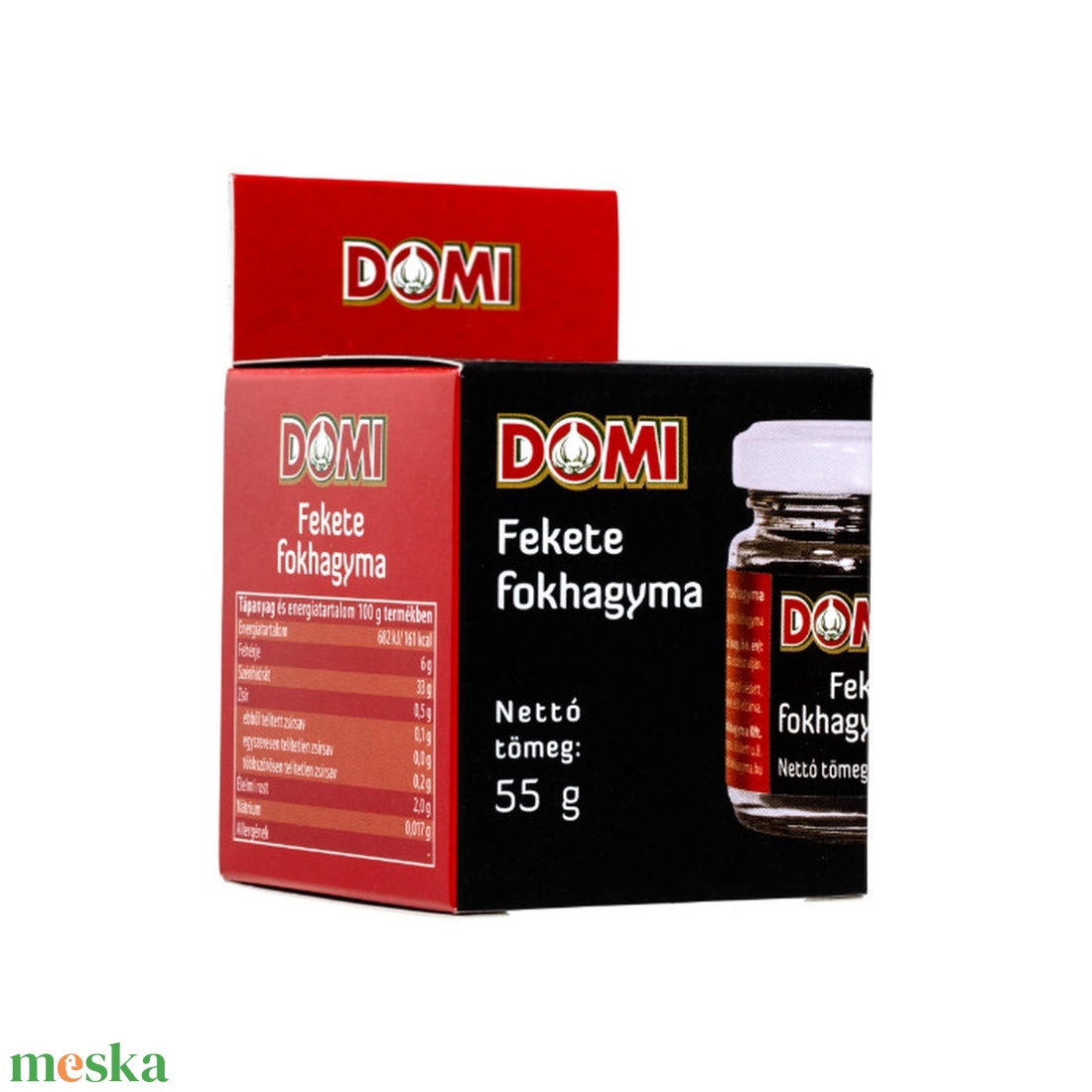 Fekete fokhagyma gerezdek 55g üvegben - élelmiszer - gyümölcs, zöldség - Meska.hu