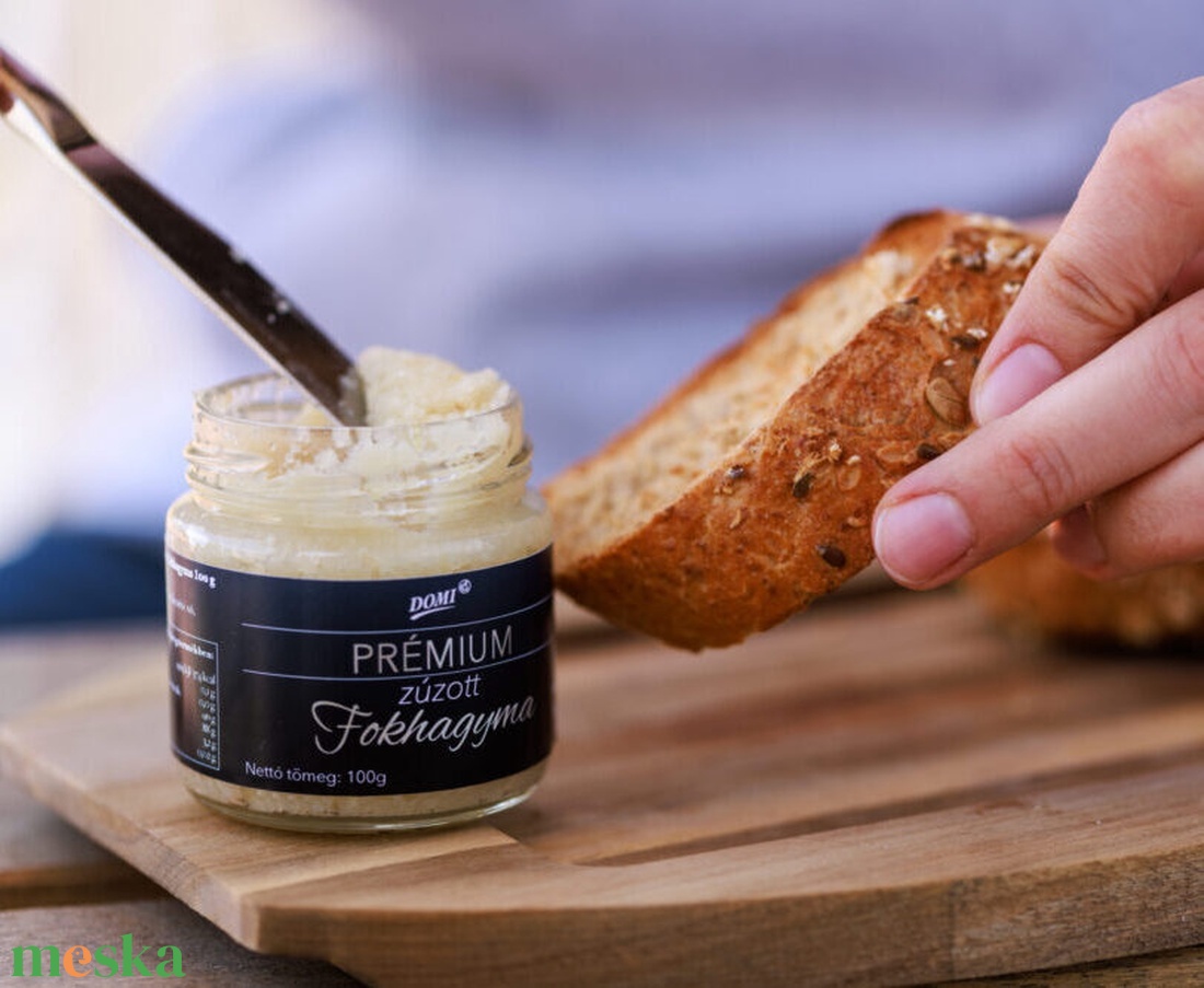Prémium zúzott fokhagyma 100g üvegben - élelmiszer - gyümölcs, zöldség - Meska.hu