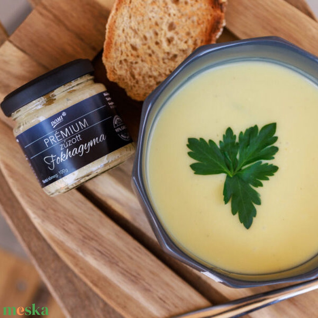 Prémium zúzott fokhagyma 100g üvegben - élelmiszer - gyümölcs, zöldség - Meska.hu