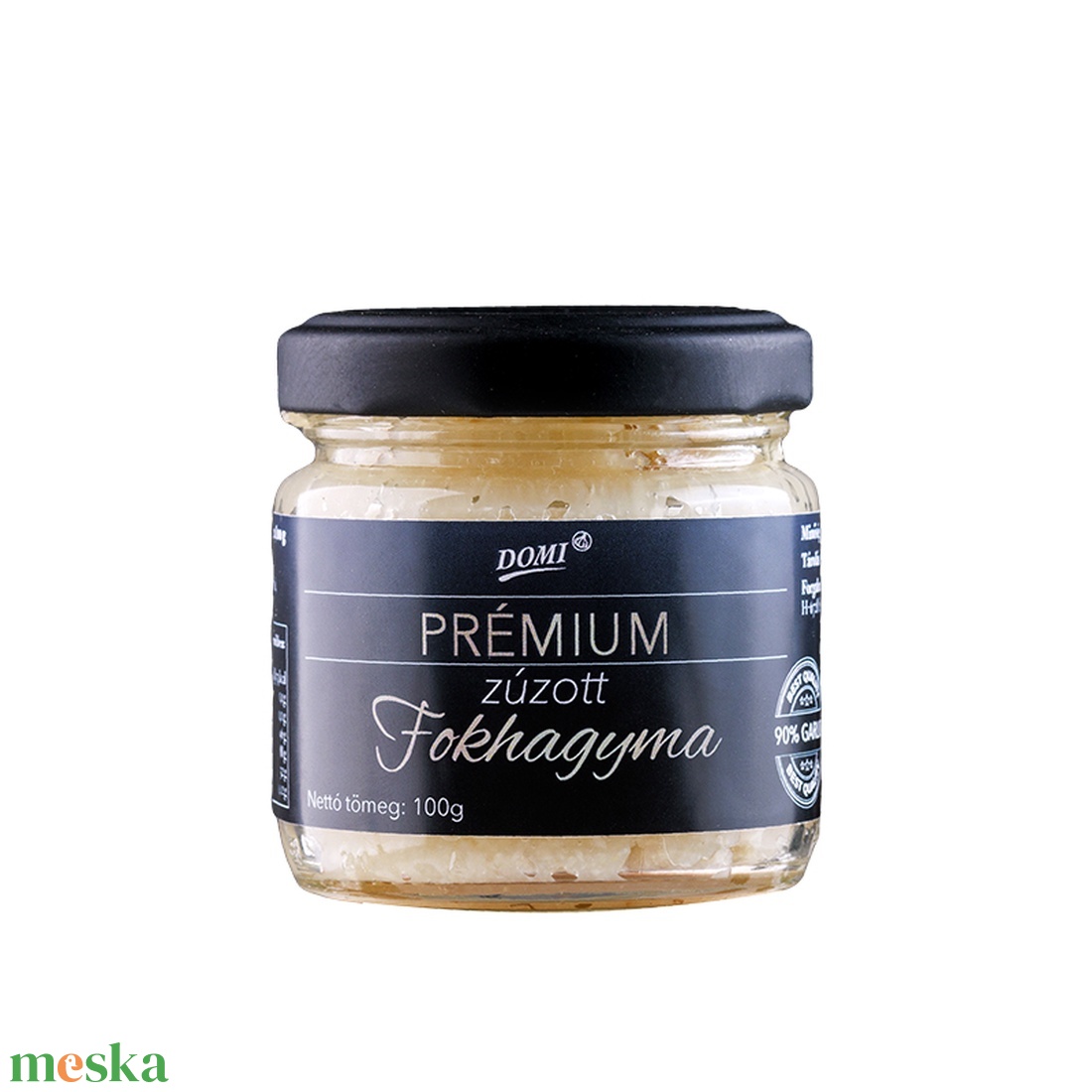 Prémium zúzott fokhagyma 100g üvegben - élelmiszer - gyümölcs, zöldség - Meska.hu
