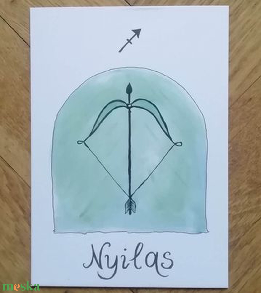 Nyilas  Horoszkóp - művészet - festmény - akril - Meska.hu