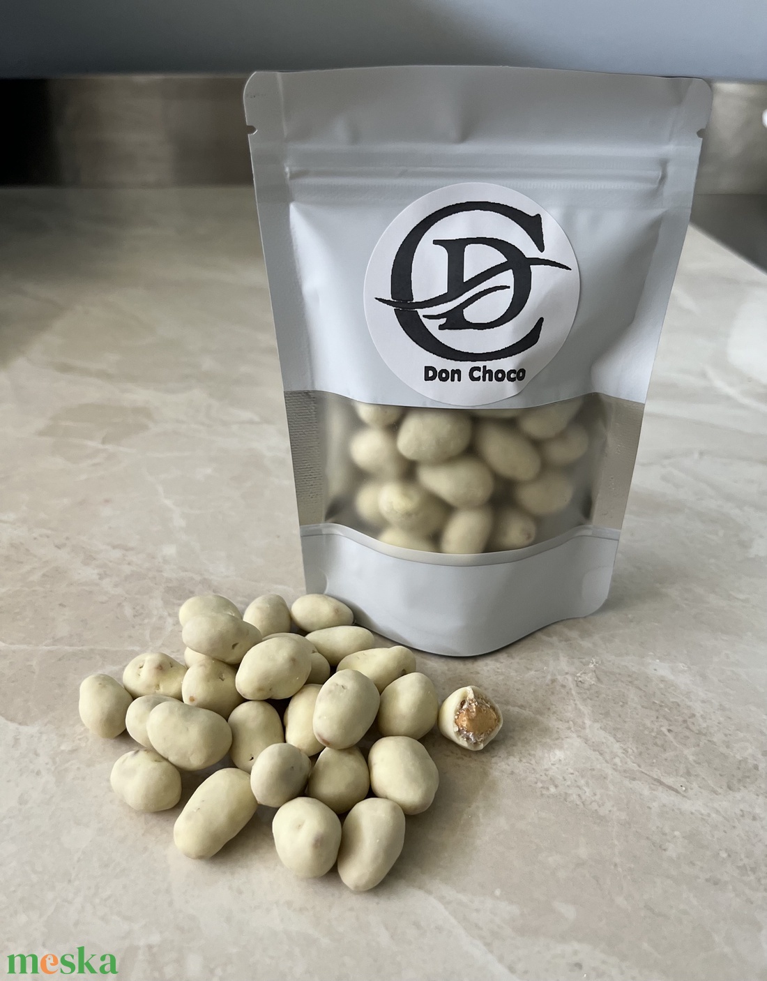 Csokoládés mandula drazsé - élelmiszer - édesség - kézműves csokoládé - Meska.hu