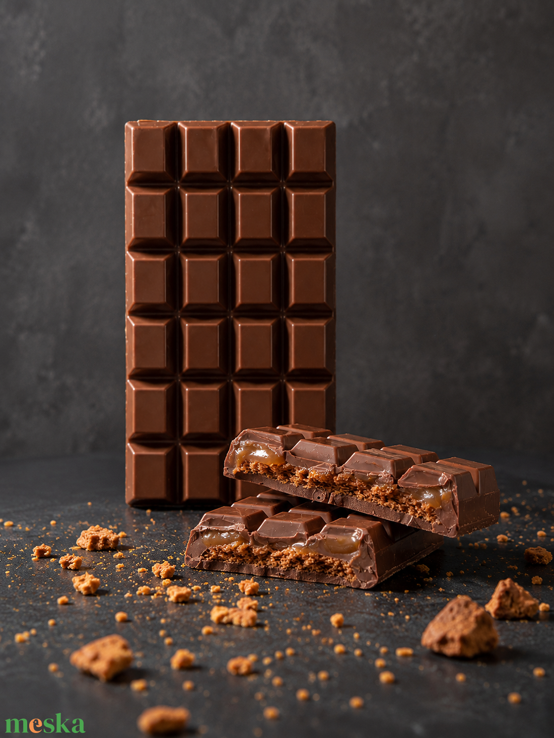 Crunchy Caramel - élelmiszer - édesség - kézműves csokoládé - Meska.hu