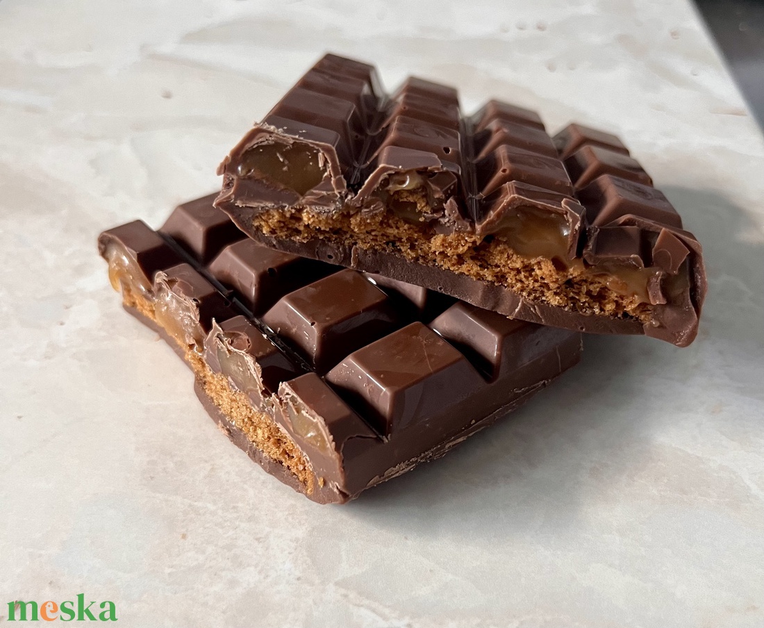 Crunchy Caramel - élelmiszer - édesség - kézműves csokoládé - Meska.hu