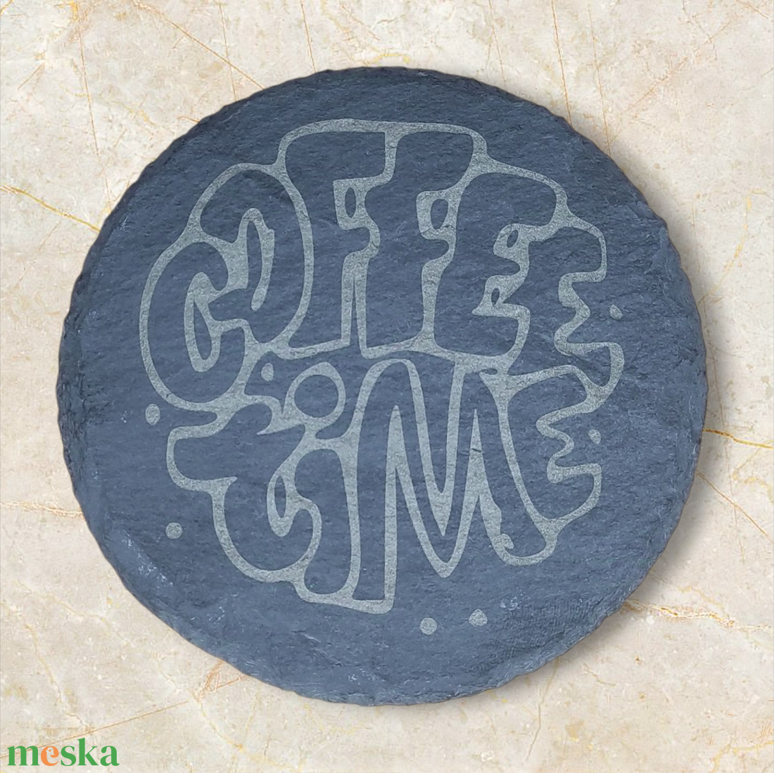 Lézergravírozott pala poháralátét szett Coffee time felirattal - otthon & életmód - konyhafelszerelés, tálalás - tálalás - tányér- és poháralátét - Meska.hu Lézergravírozott pala poháralátét szett Coffee time felirattal - otthon & életmód - konyhafelszerelés, tálalás - tálalás - tányér- és poháralátét - Meska.hu