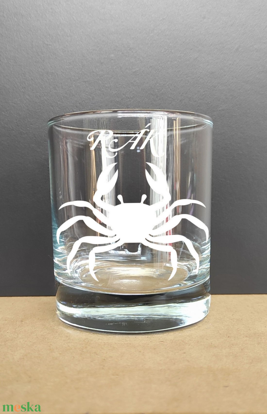 RÁK Gravírozott horoszkópos pohár, 290 ml whiskys/vizes - otthon & életmód - konyhafelszerelés, tálalás - tálalás - pohár - Meska.hu RÁK Gravírozott horoszkópos pohár, 290 ml whiskys/vizes - otthon & életmód - konyhafelszerelés, tálalás - tálalás - pohár - Meska.hu
