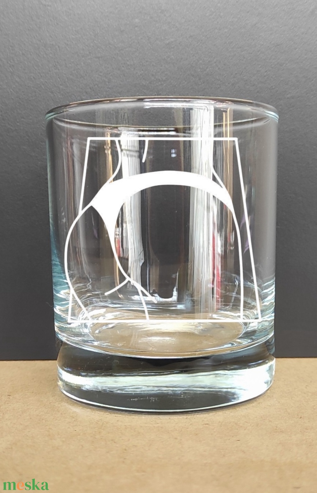 Gravírozott pohár FENÉK, 290 ml whiskys/vizes - otthon & életmód - konyhafelszerelés, tálalás - tálalás - pohár - Meska.hu