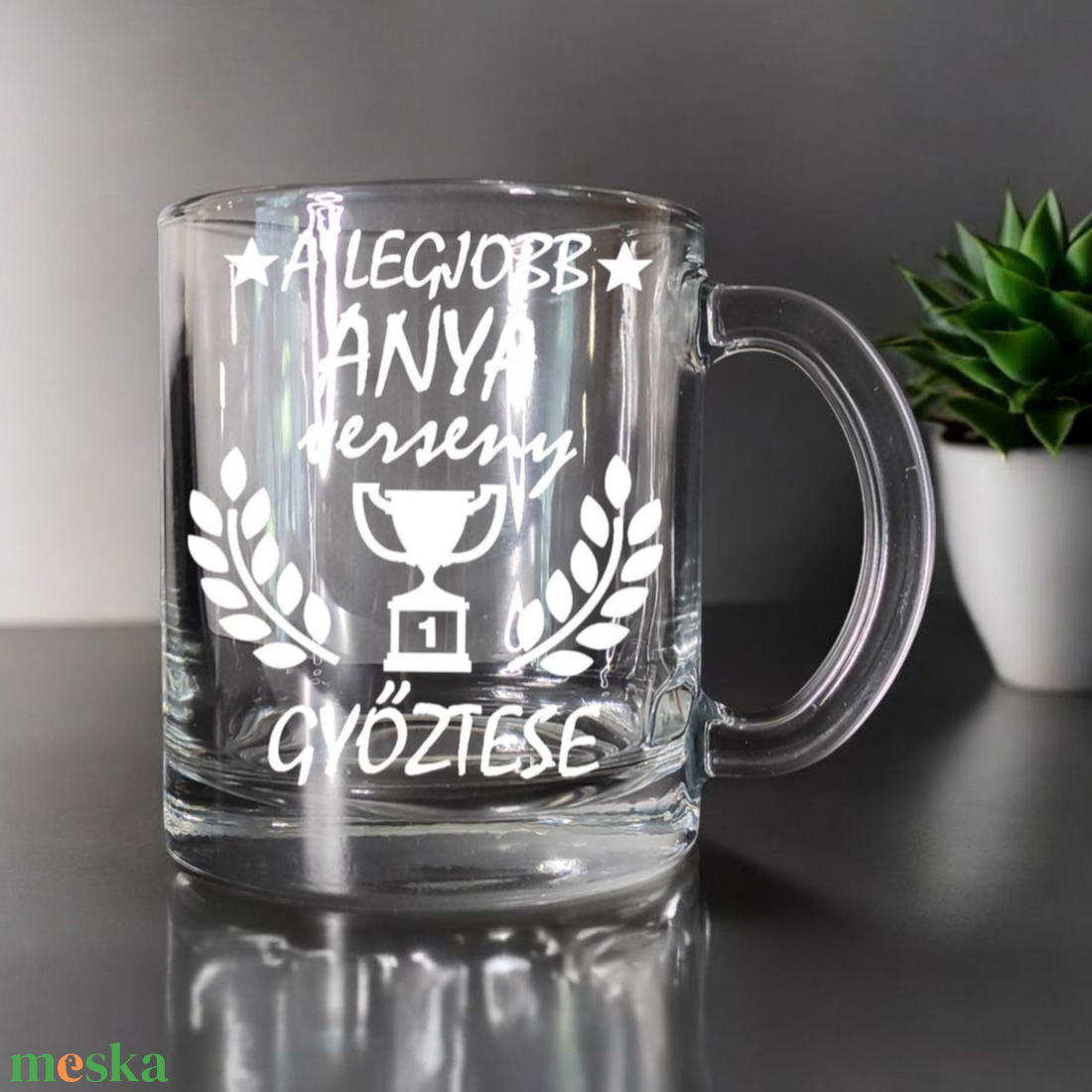 Gravírozott hőálló bögre választható vagy egyedi felirattal is, 320 ml  - otthon & életmód - konyhafelszerelés, tálalás - tálalás - pohár - Meska.hu