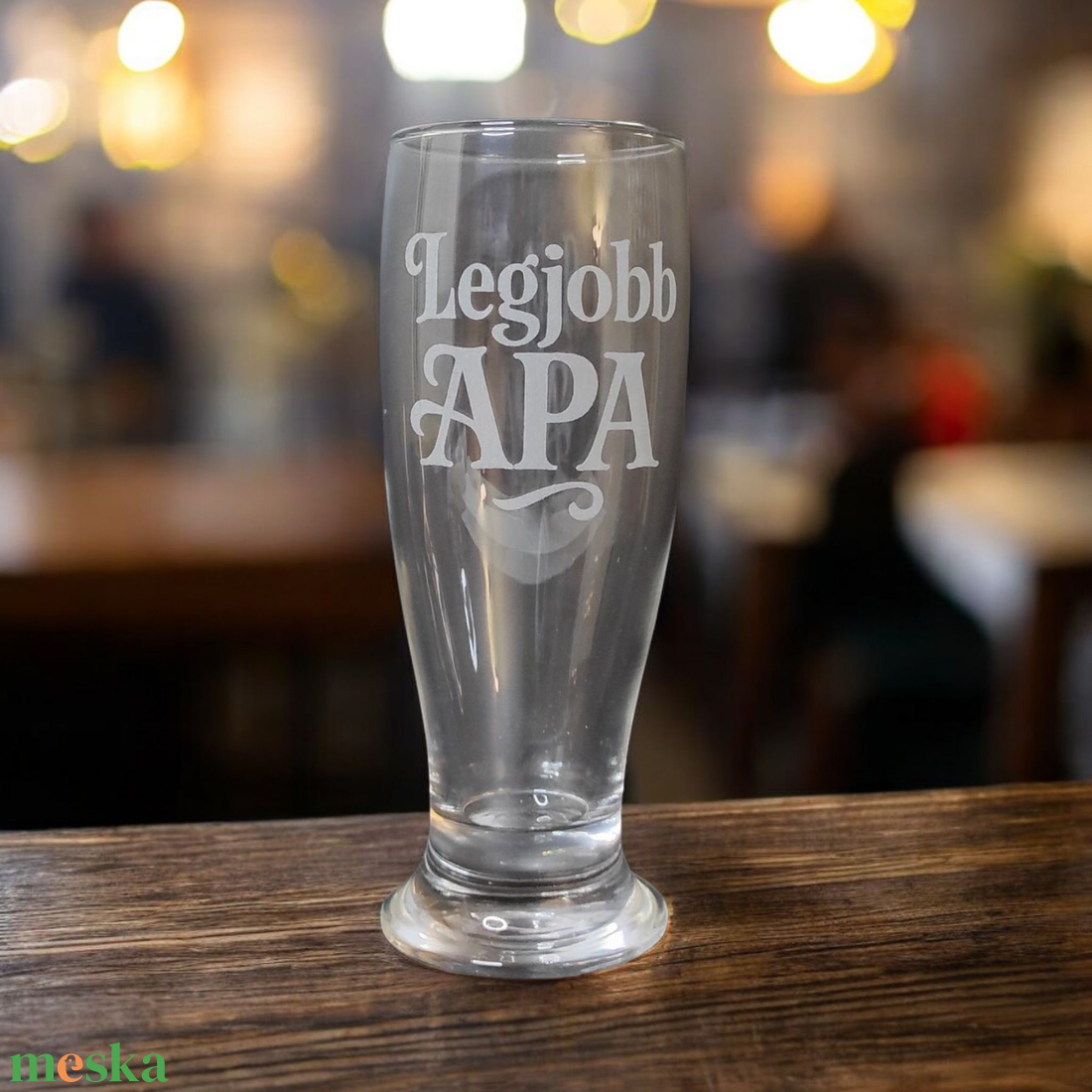 Gravírozott sörös pohár egyedi felirattal is, 310 ml - otthon & életmód - konyhafelszerelés, tálalás - tálalás - pohár - Meska.hu