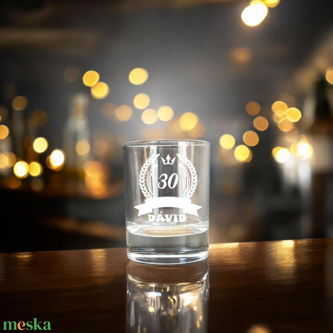 Egyénre szabható, gravírozott neves pálinkás pohár születésnapra 45 ml, henger alakú - otthon & életmód - konyhafelszerelés, tálalás - tálalás - pálinkás poharak, szettek - Meska.hu