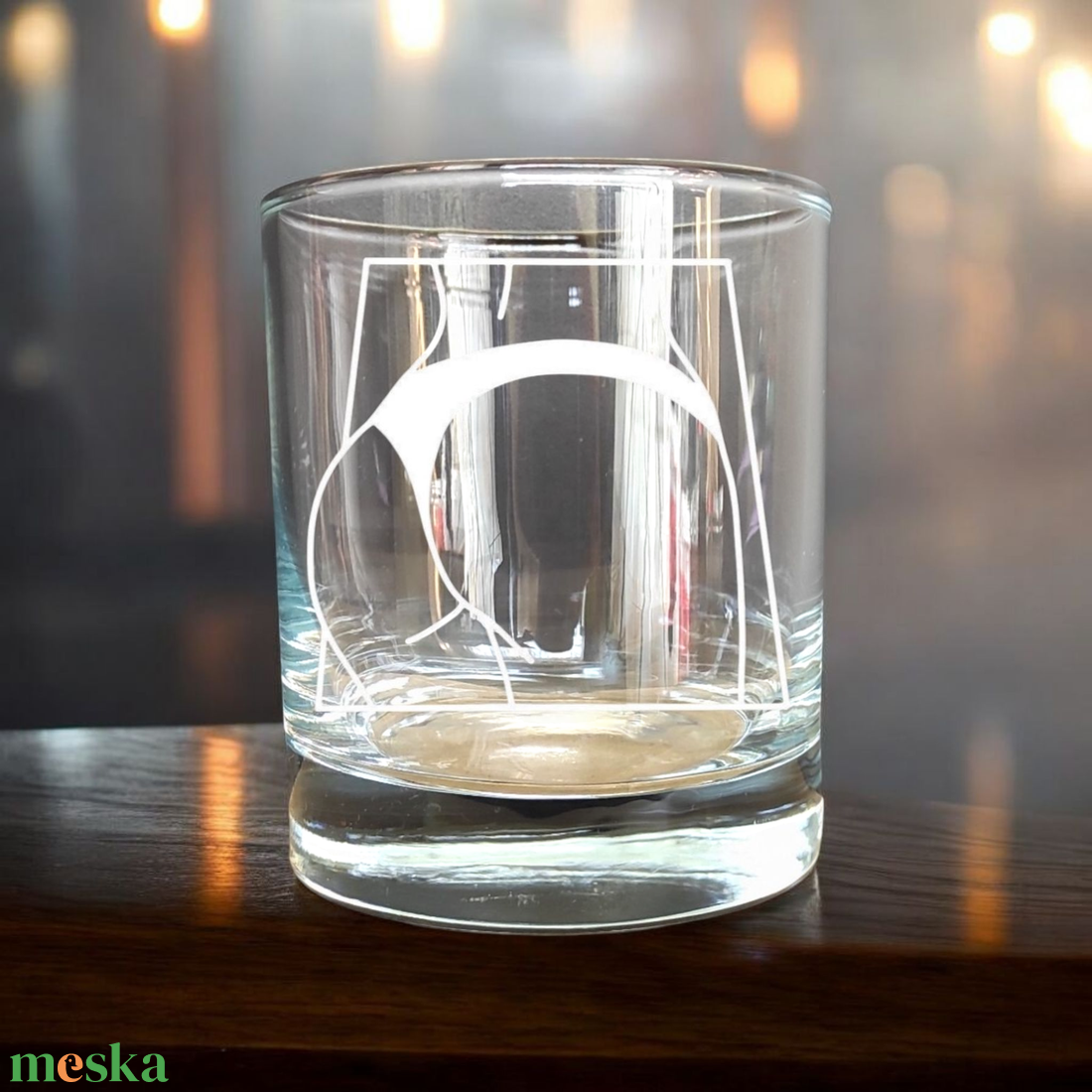 Gravírozott pohár FENÉK, 290 ml whiskys/vizes - otthon & életmód - konyhafelszerelés, tálalás - tálalás - pohár - Meska.hu