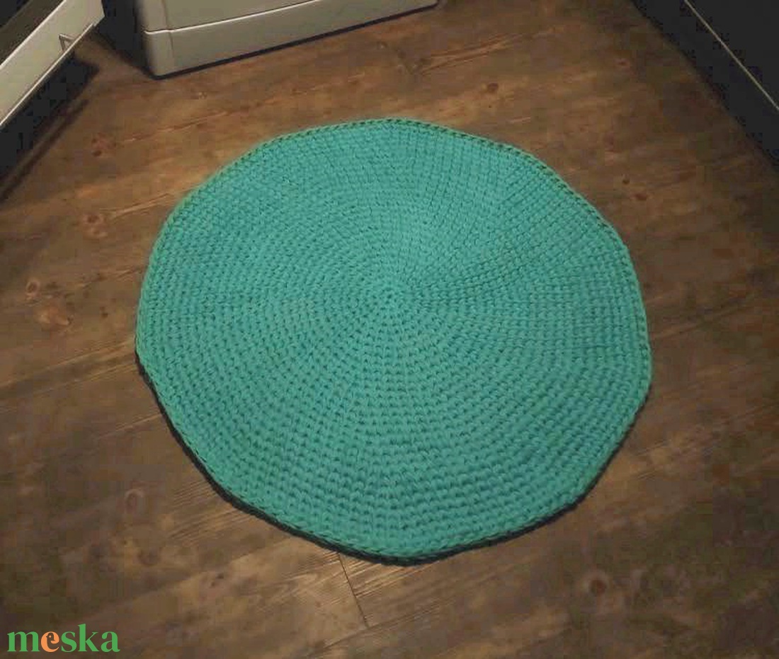 Horgolt menta zöld szőnyeg (77 cm) - otthon & életmód - lakástextil - szőnyeg - horgolt szőnyeg - Meska.hu Horgolt menta zöld szőnyeg (77 cm) - otthon & életmód - lakástextil - szőnyeg - horgolt szőnyeg - Meska.hu