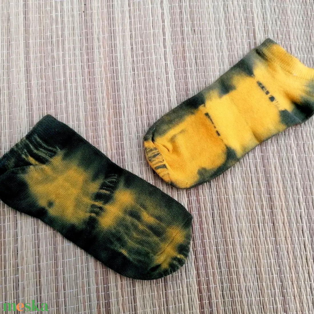 Batikolt zokni - ruha & divat - cipő & papucs - zokni - Meska.hu