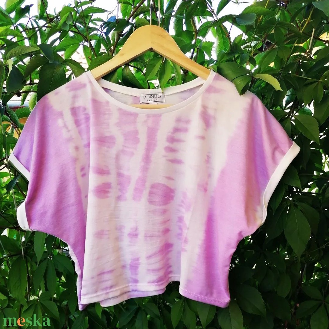 Batikolt haspóló - ruha & divat - női ruha - póló, felső - Meska.hu