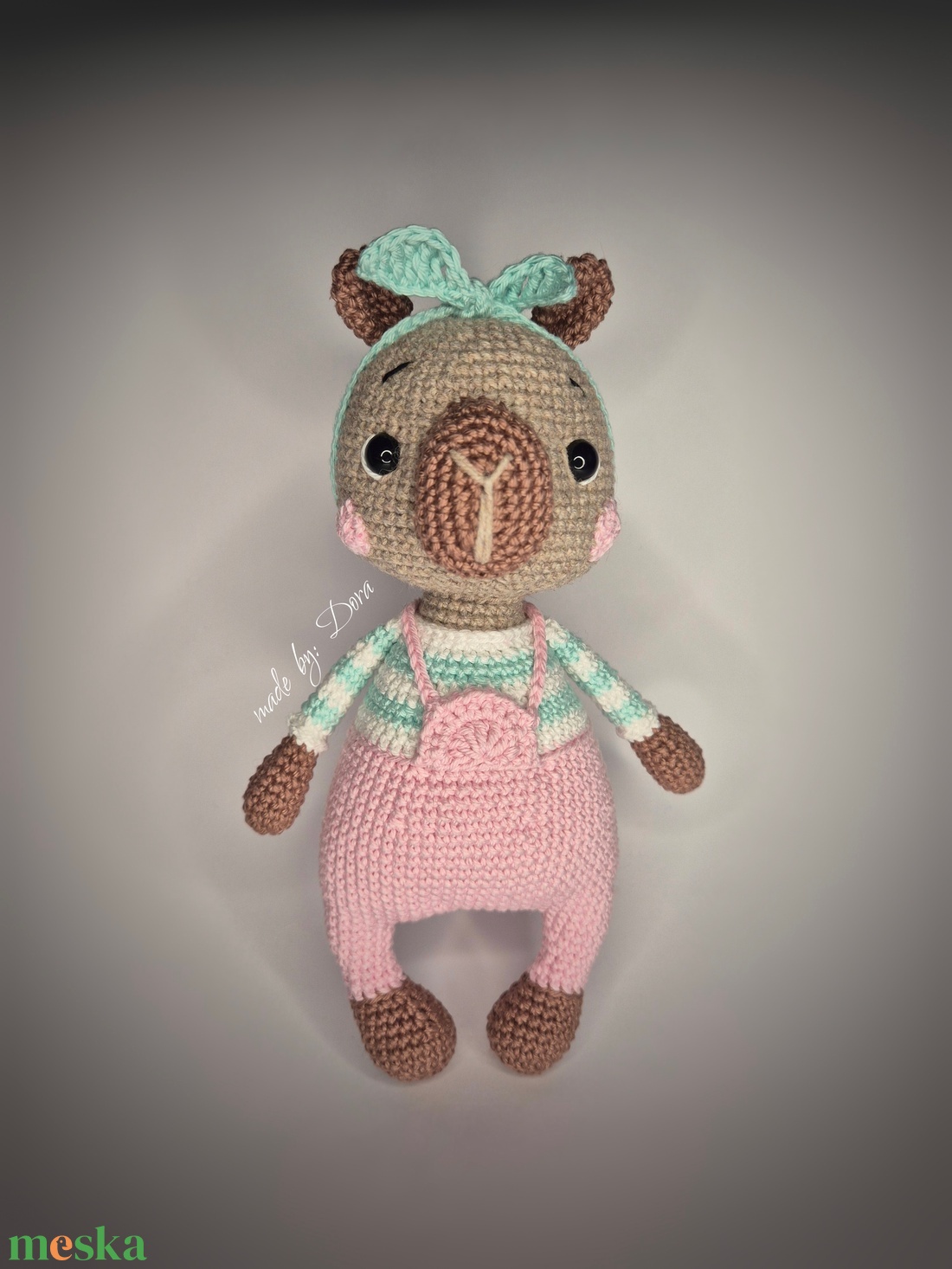 Capybara lány - játék & sport - plüssállat & játékfigura - más figura - Meska.hu