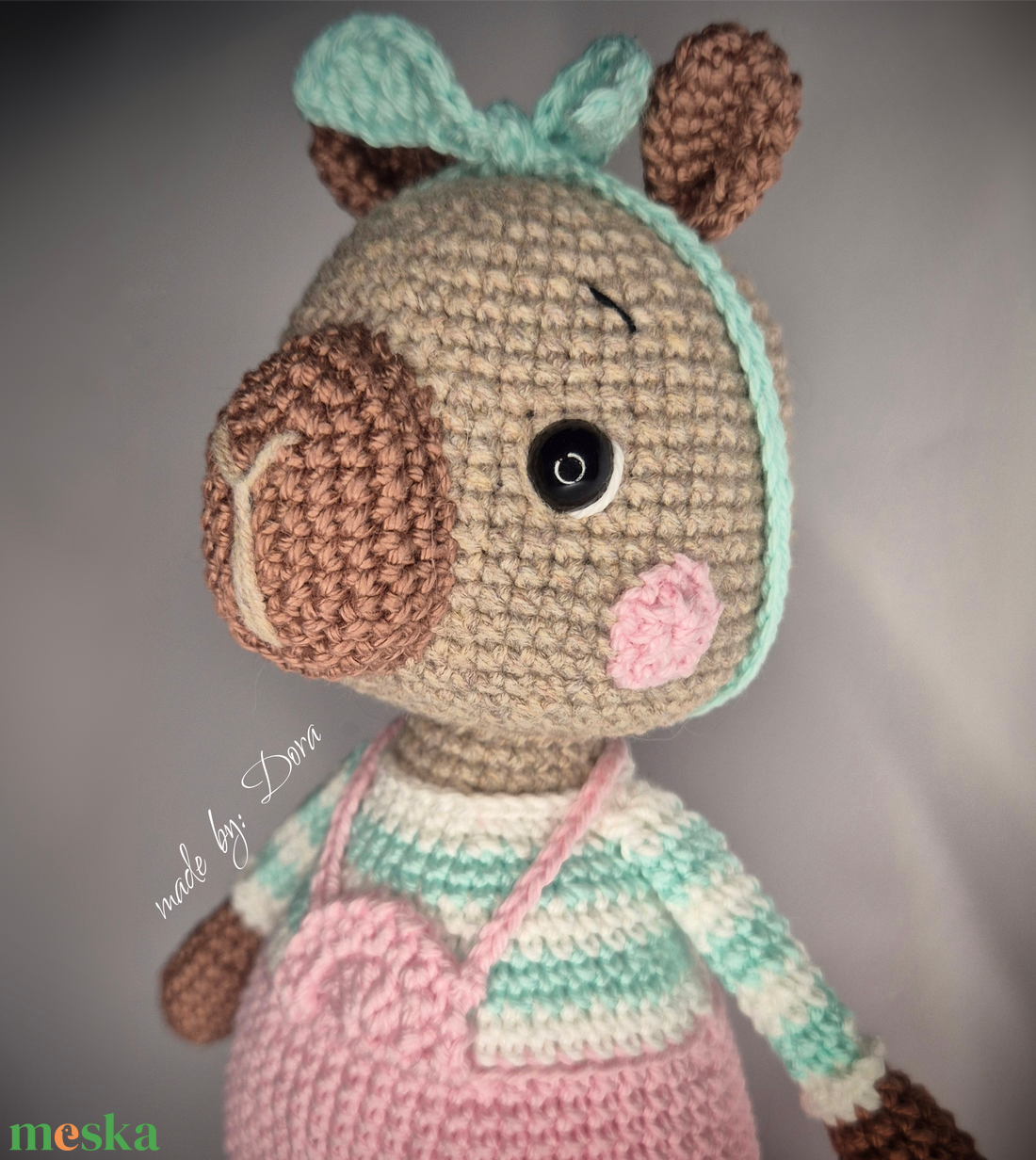 Capybara lány - játék & sport - plüssállat & játékfigura - más figura - Meska.hu