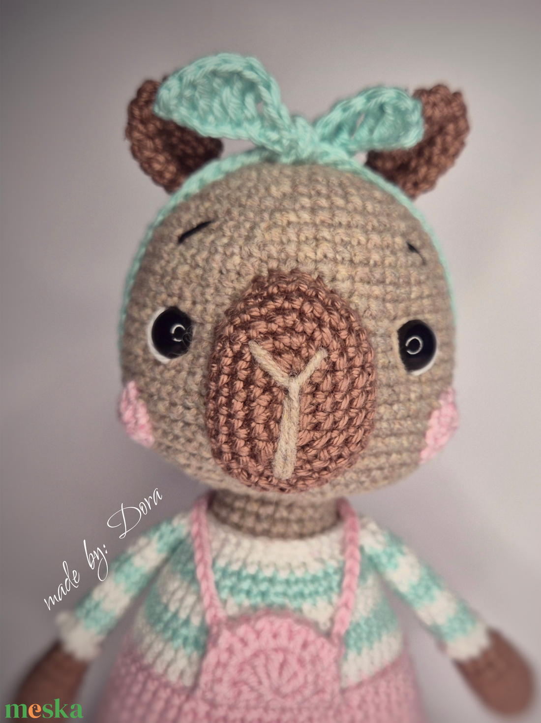 Capybara lány - játék & sport - plüssállat & játékfigura - más figura - Meska.hu