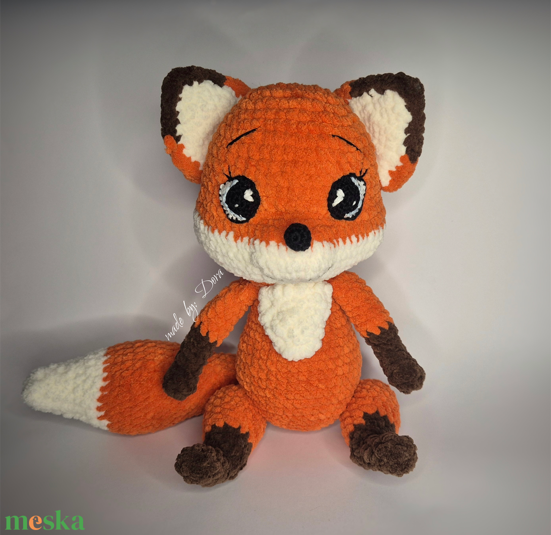 Róka - játék & sport - plüssállat & játékfigura - más figura - Meska.hu