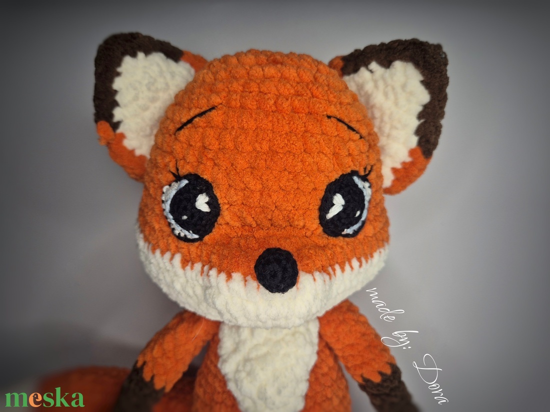 Róka - játék & sport - plüssállat & játékfigura - más figura - Meska.hu