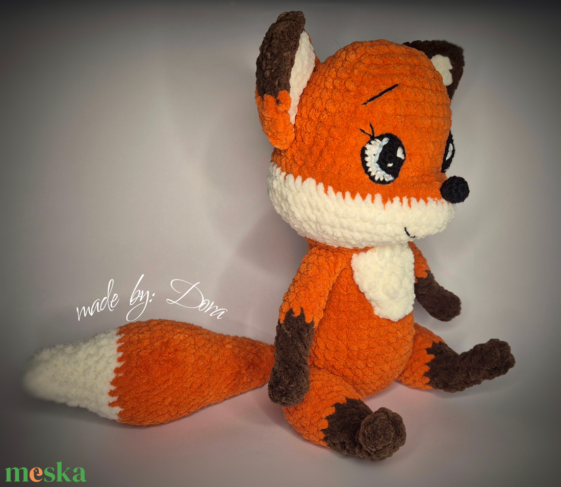 Róka - játék & sport - plüssállat & játékfigura - más figura - Meska.hu