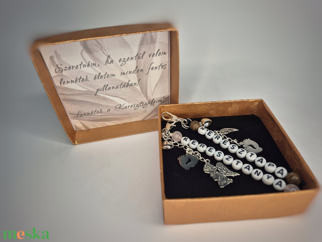 Keresztszülő felkérő - táska & tok - kulcstartó & táskadísz - kulcstartó - Meska.hu