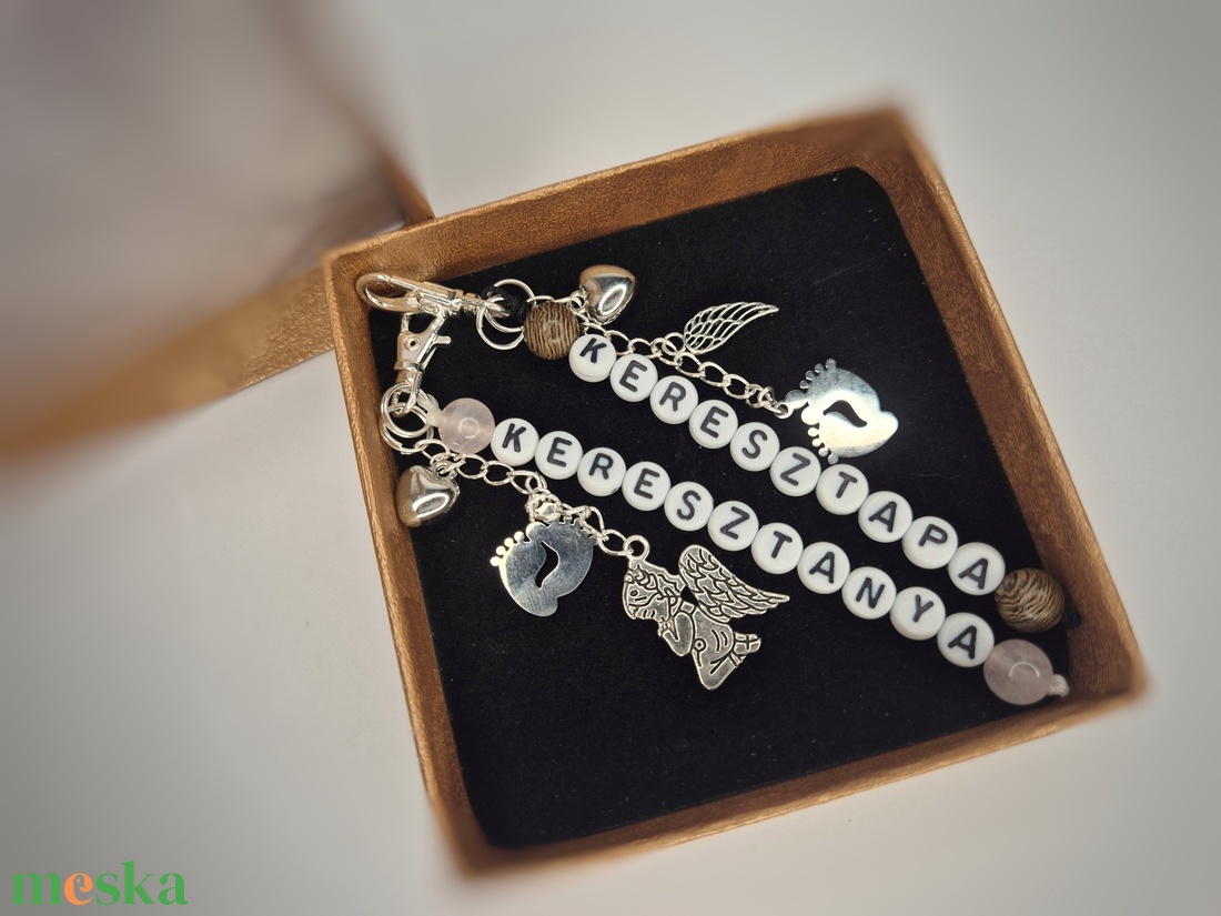 Keresztszülő felkérő - táska & tok - kulcstartó & táskadísz - kulcstartó - Meska.hu