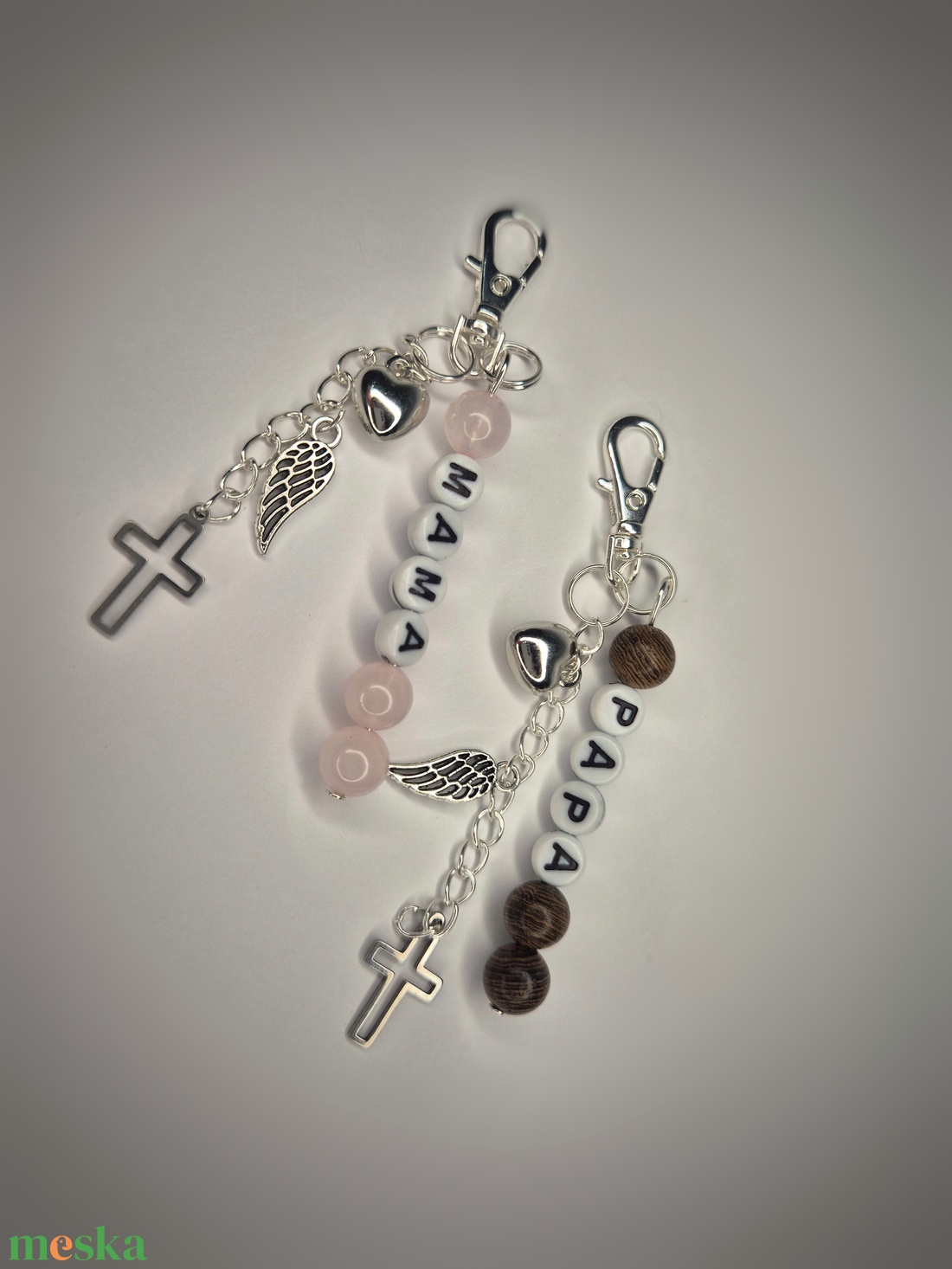 Nagymama és nagypapa kulcstartó - táska & tok - kulcstartó & táskadísz - kulcstartó - Meska.hu