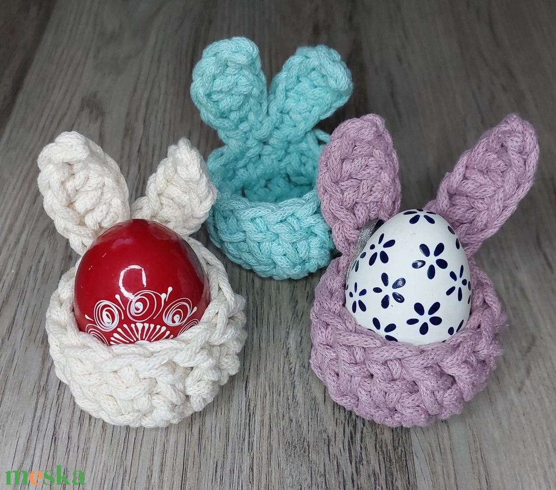 Tojástartó kosárka - esküvő - dekoráció - asztaldísz - Meska.hu