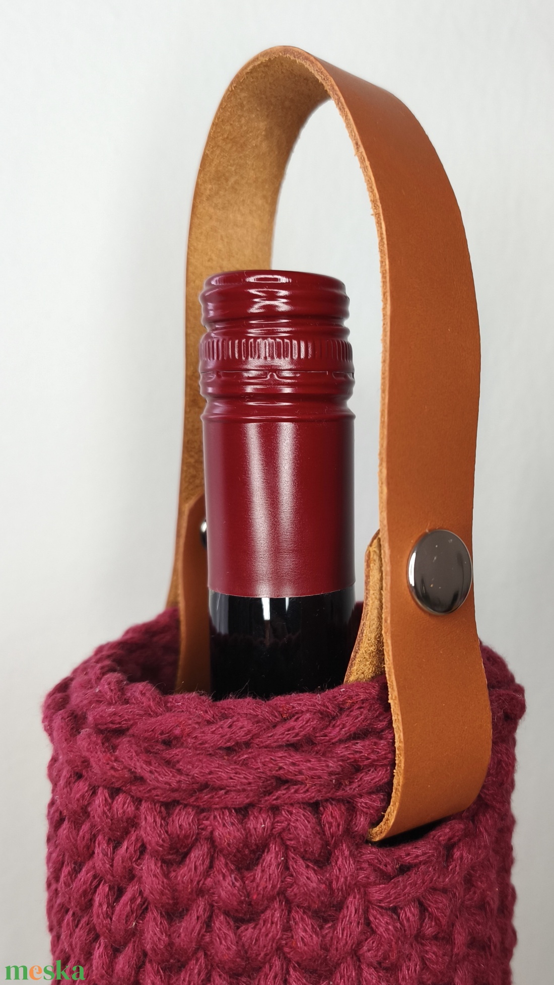 Borosüveg tartó - karácsony - karácsonyi ajándékozás - karácsonyi ajándékcsomagolás - Meska.hu