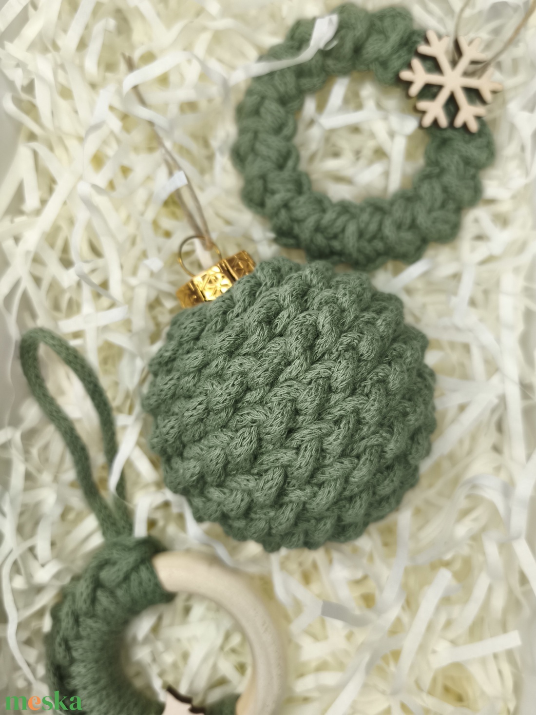 Karácsonyi box - karácsony - karácsonyi lakásdekoráció - karácsonyfadíszek - Meska.hu