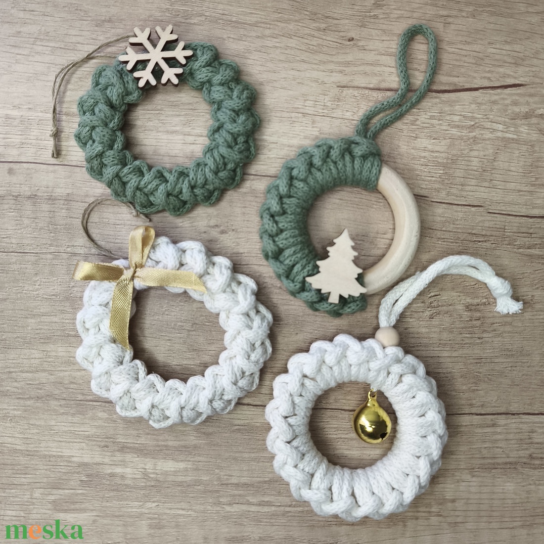 Függődíszek  - karácsony - karácsonyi lakásdekoráció - karácsonyfadíszek - Meska.hu