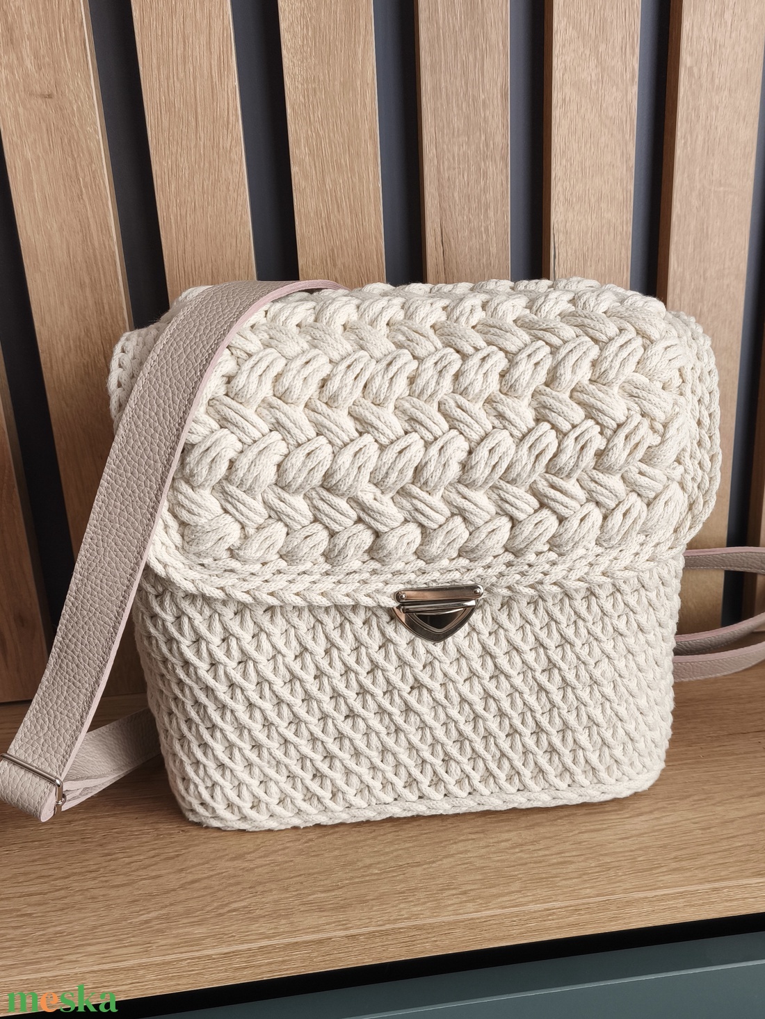 Horgolt hátizsák - táska & tok - hátizsák - hátizsák - Meska.hu