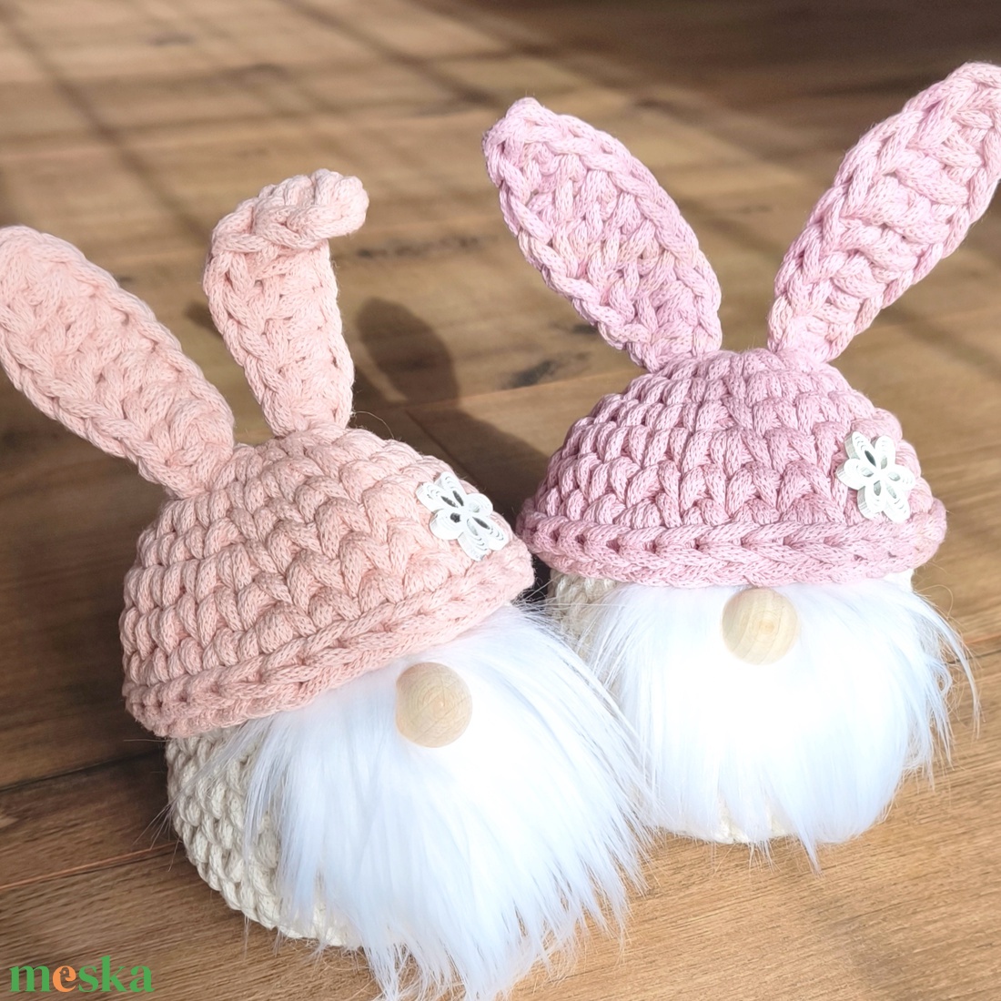 Tavaszi nyuszimanó - otthon & életmód - dekoráció - asztal és polc dekoráció - asztaldísz - Meska.hu