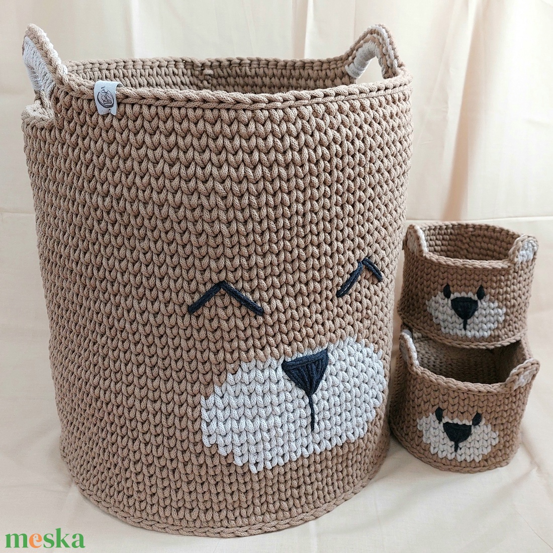 Macis játéktároló - otthon & életmód - tárolás & rendszerezés - tárolókosár - Meska.hu