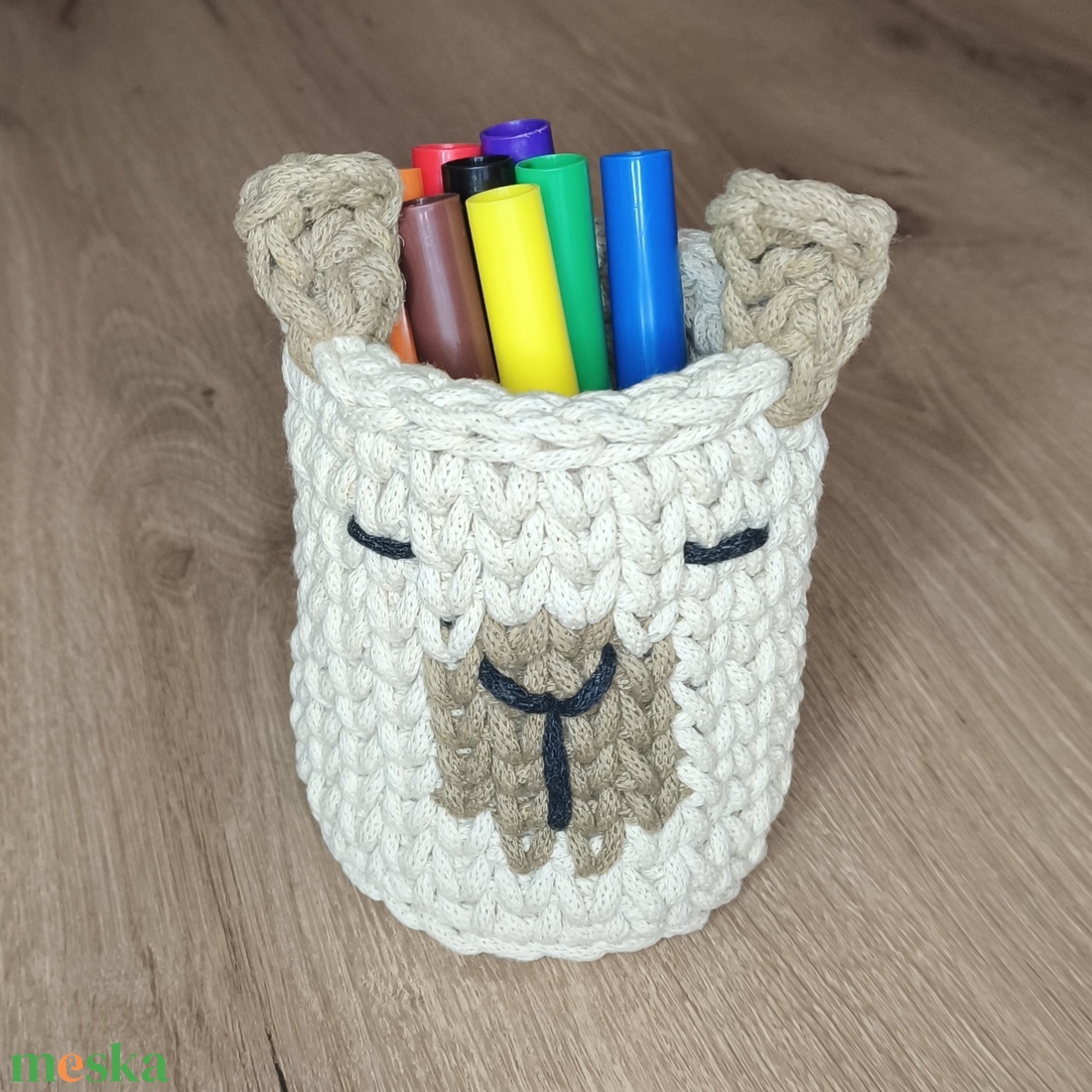 Kapibara asztali tolltartó - otthon & életmód - tárolás & rendszerezés - íróasztali tároló - Meska.hu