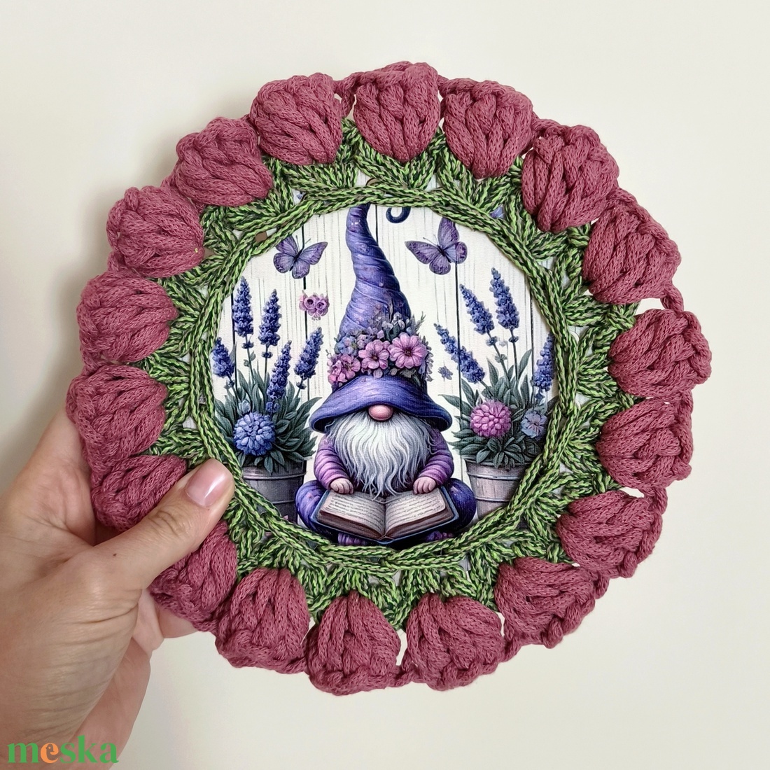 Tavaszi kopogtató  - otthon & életmód - dekoráció - ajtó- és ablak dekoráció - ajtódísz & kopogtató - Meska.hu