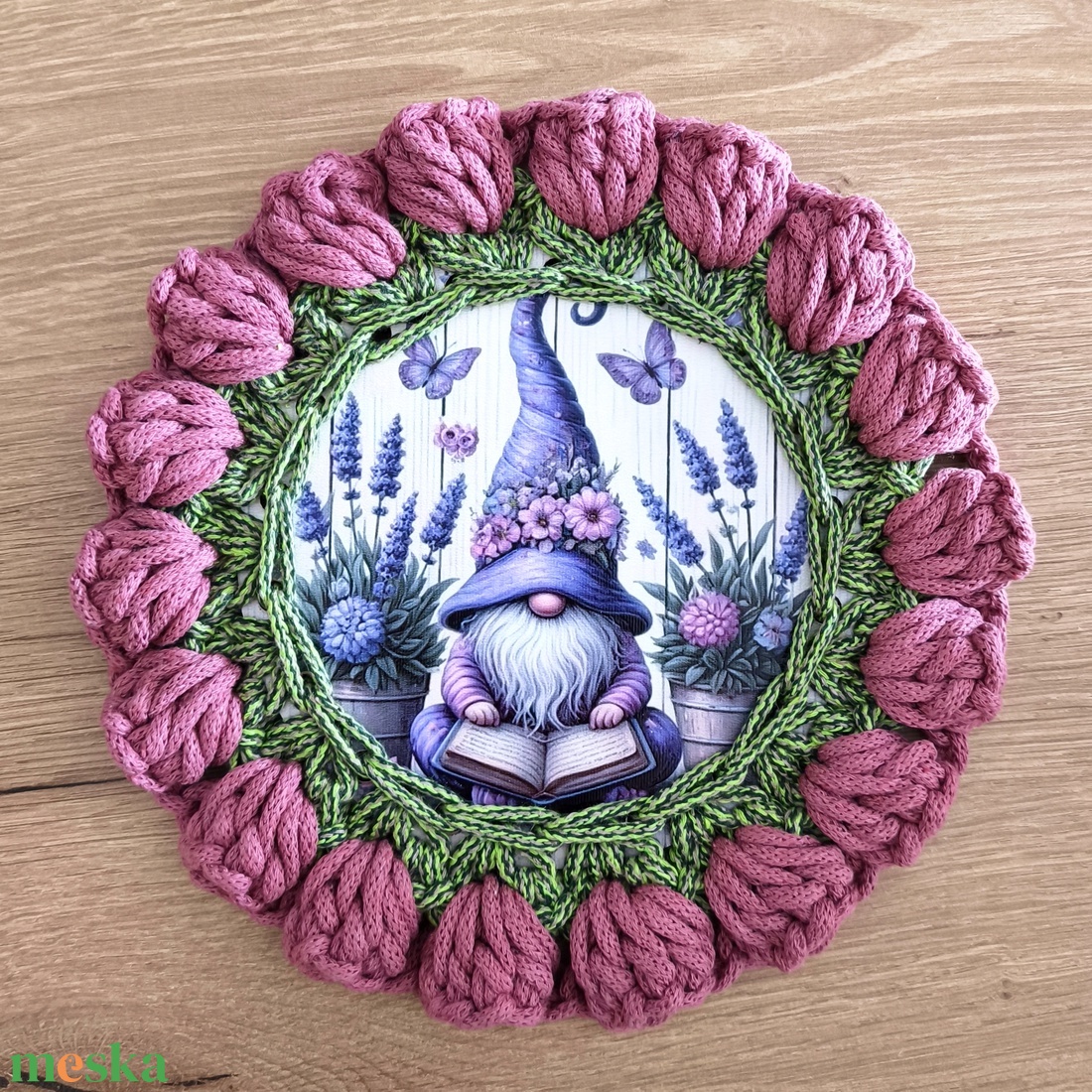 Tavaszi kopogtató  - otthon & életmód - dekoráció - ajtó- és ablak dekoráció - ajtódísz & kopogtató - Meska.hu