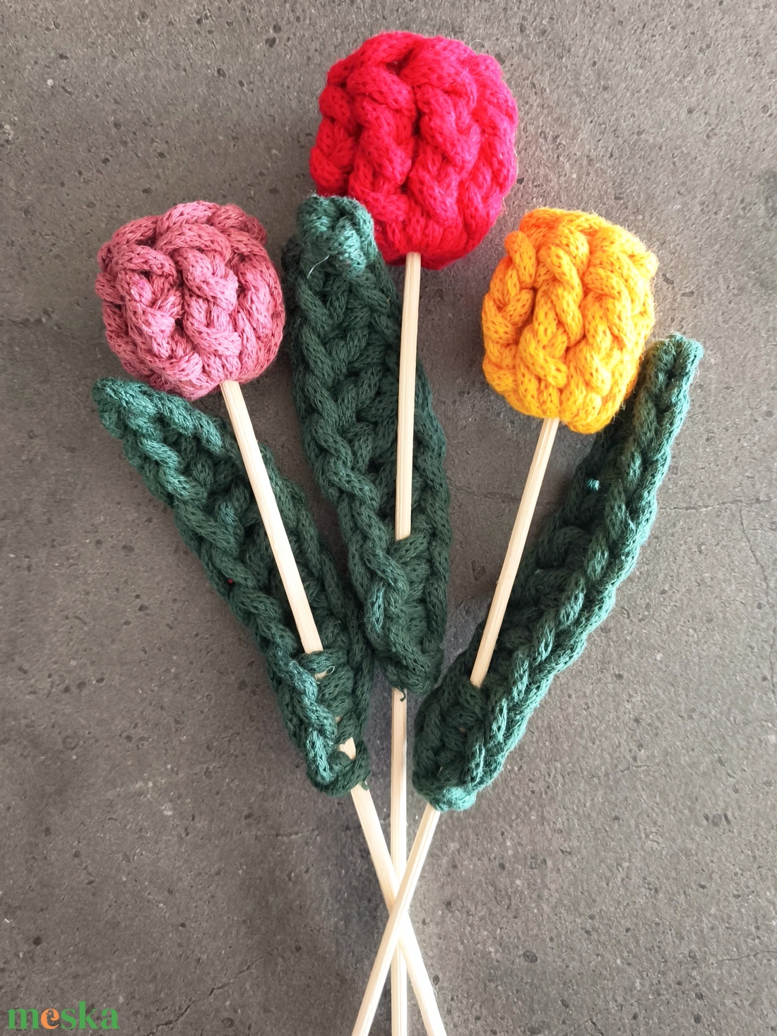 Tulipános illatpálca - otthon & életmód - virágdekoráció - virágdíszek - asztali virágdísz - Meska.hu