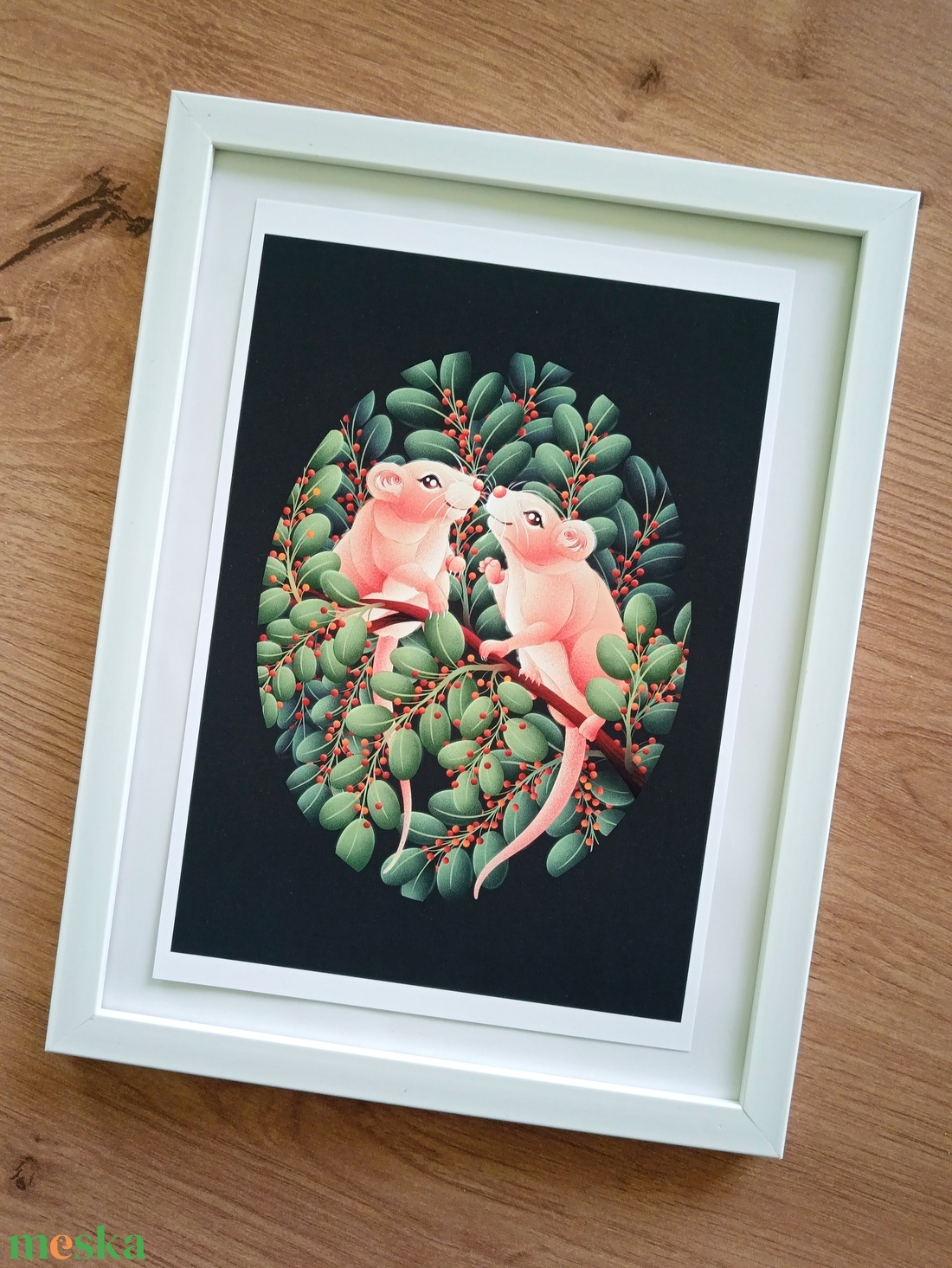 Egérkék print - művészet - grafika & illusztráció - művészi nyomat - Meska.hu