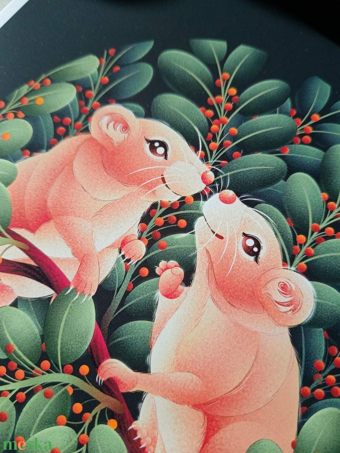 Egérkék print - művészet - grafika & illusztráció - művészi nyomat - Meska.hu